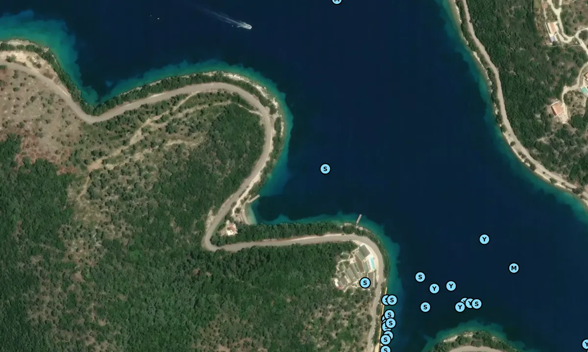 Satelite image of Vathy Bay