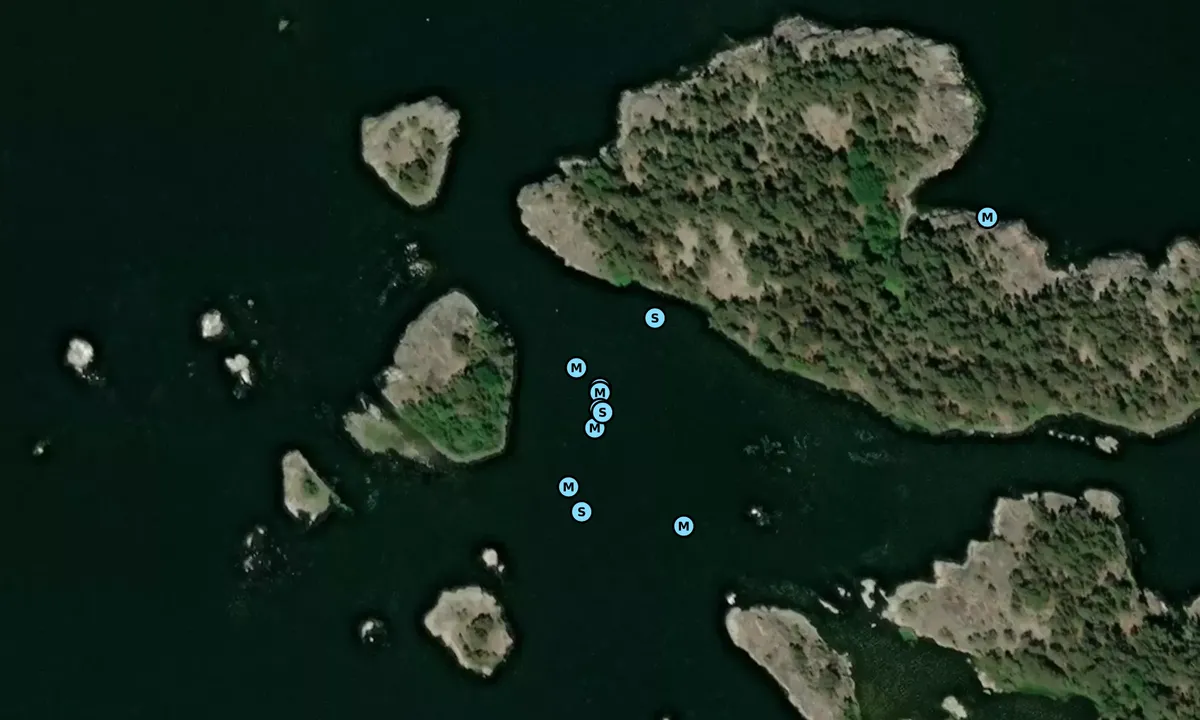 Satelite image of Vattenholmen - Norrköping