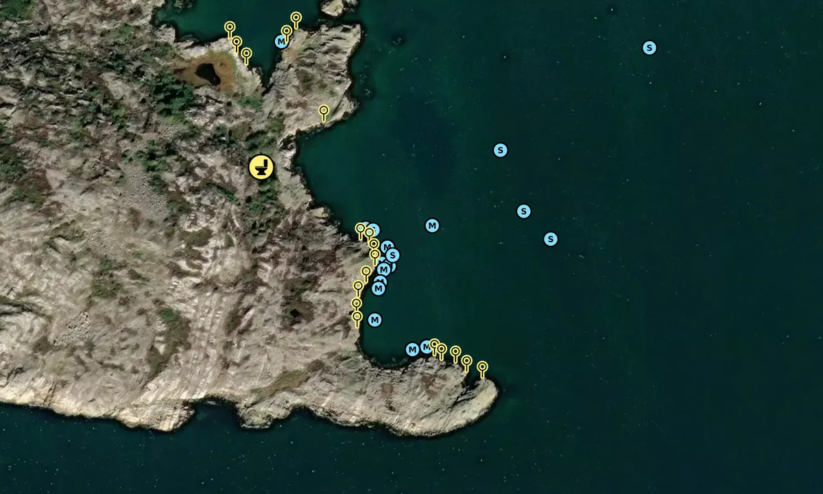 Satelite image of Vaxholmen