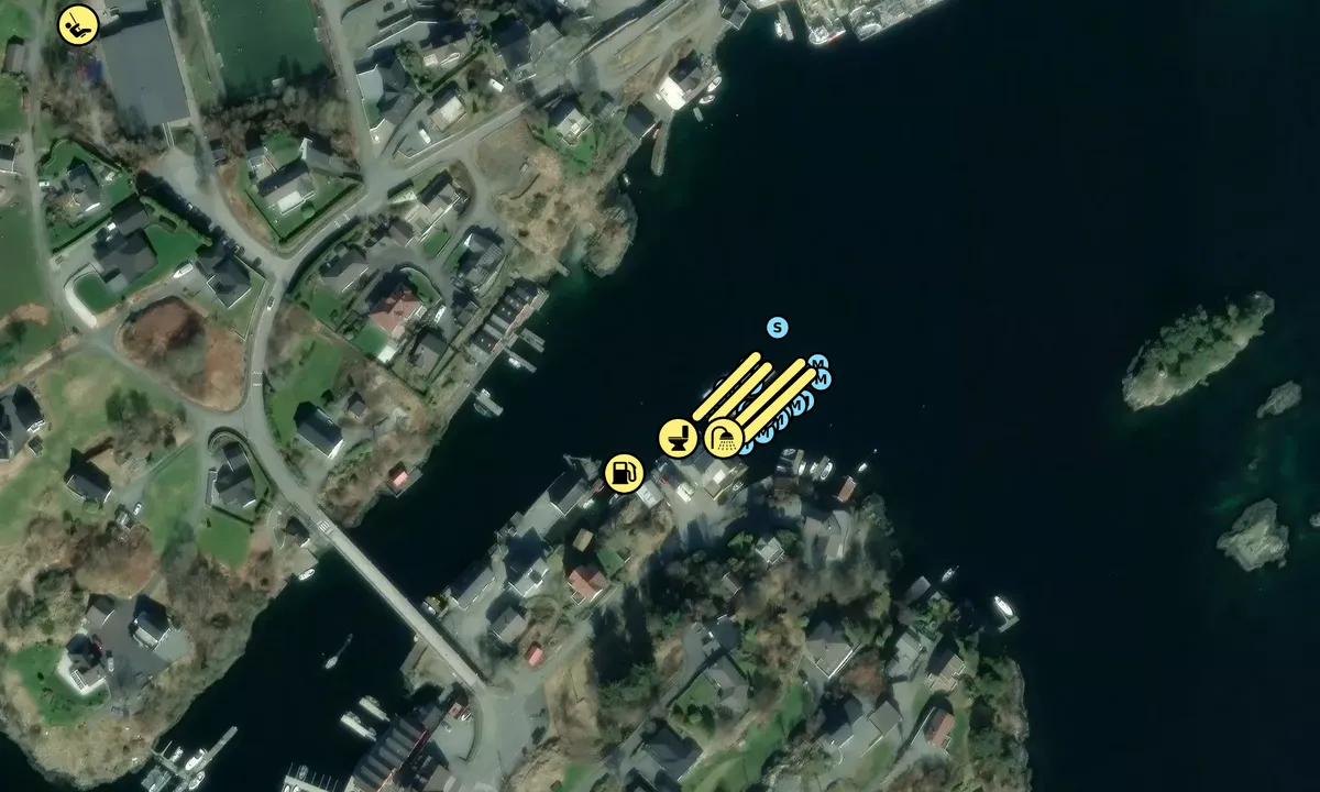 Satelite image of Vedholmen - Lepsøy