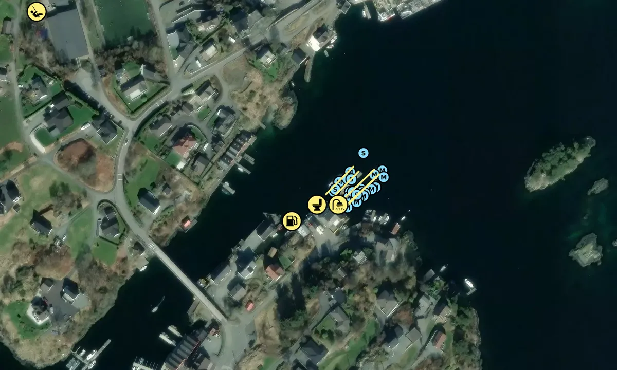 Satelite image of Vedholmen - Lepsøy