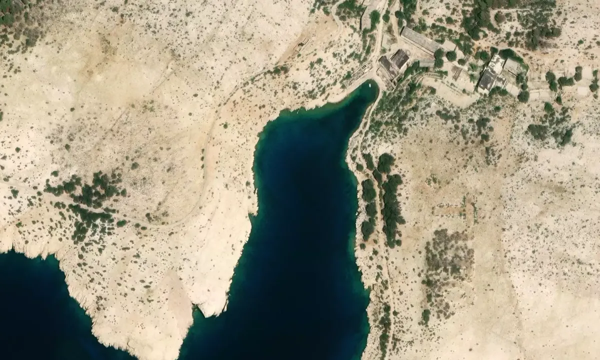 Satelite image of Vela Draga