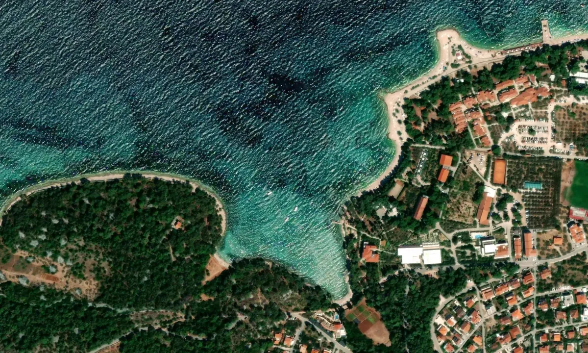 Flyfoto av Vela Luka Beach
