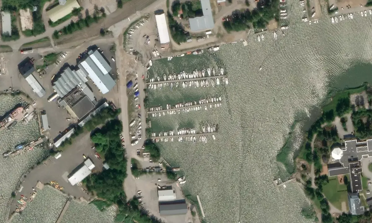 Satelite image of Veneilykeskus Uusikaupunki