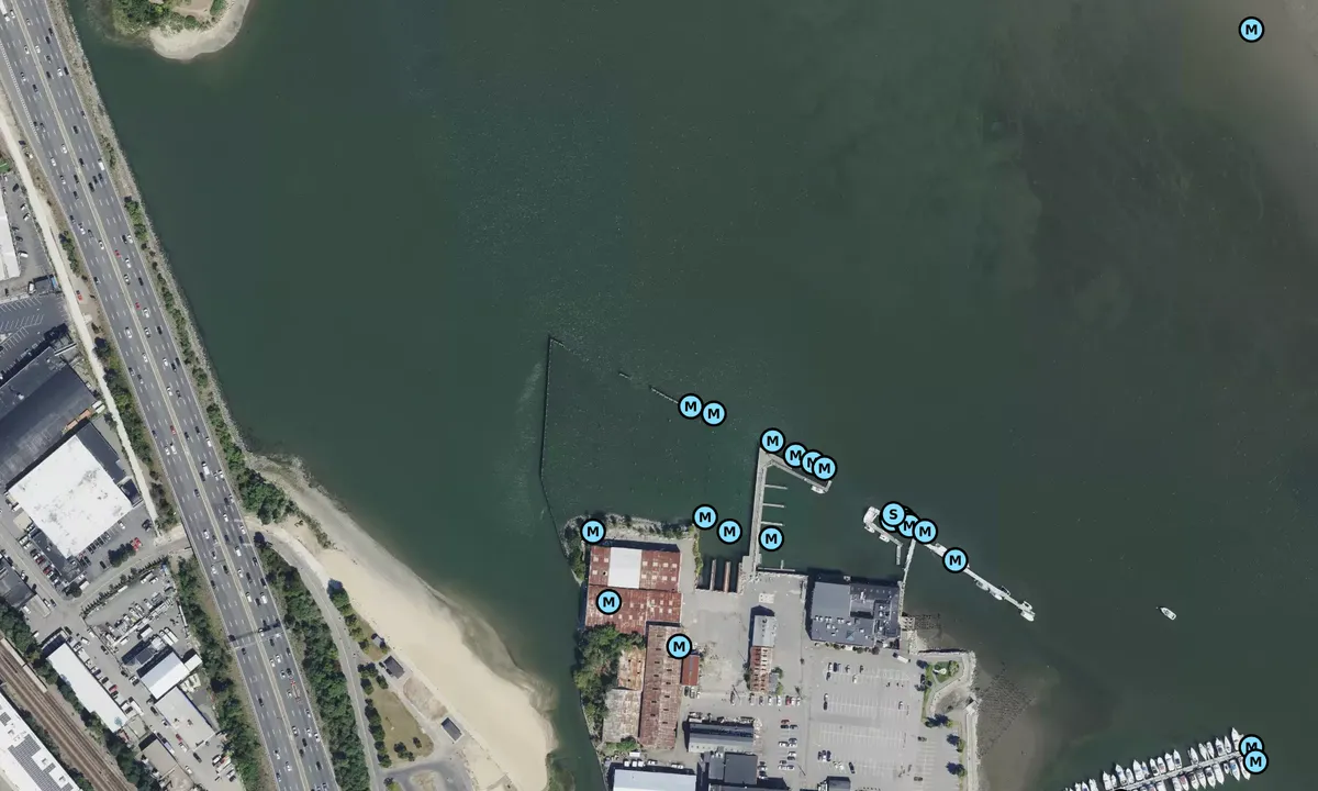 Satelite image of Venezia Restaurant and Marina