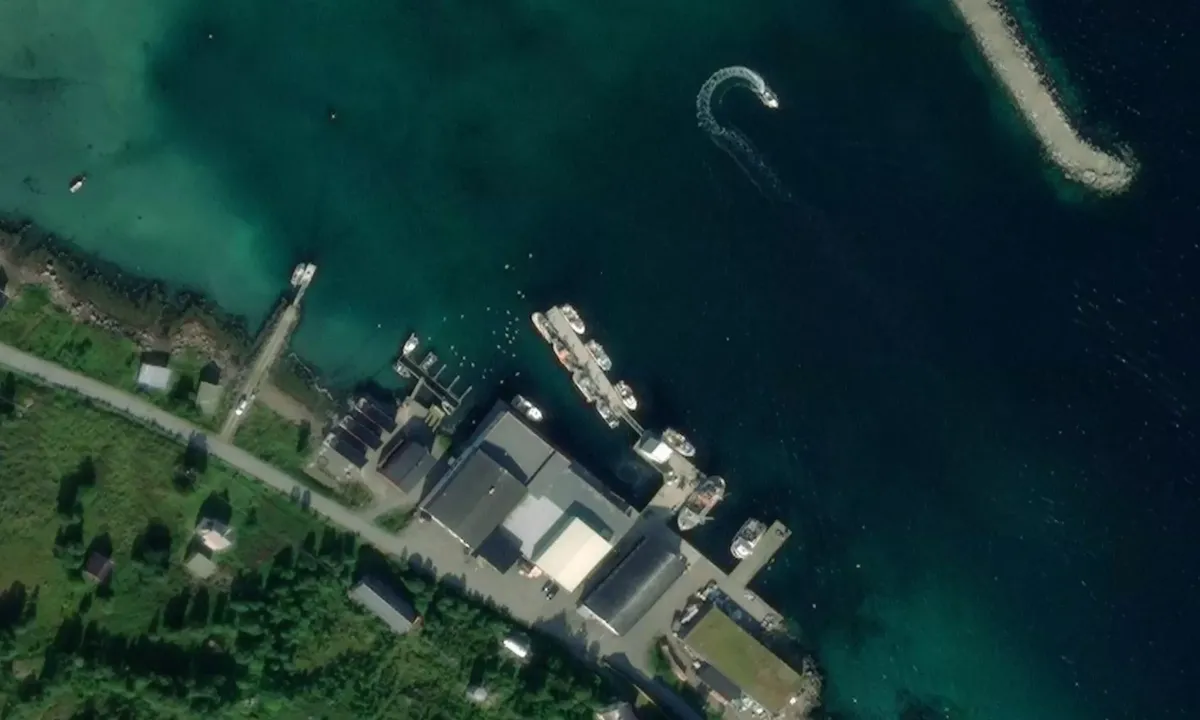 Satelite image of Vengsøya fiskebruk