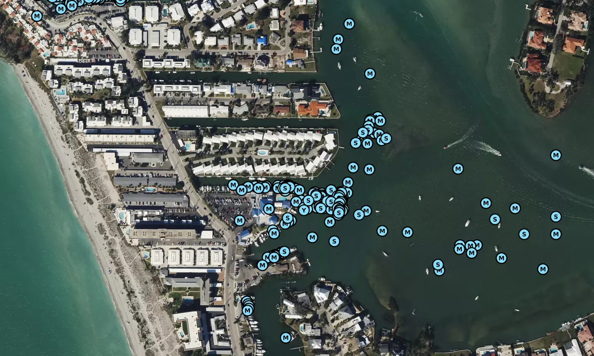 Satelite image of Venice Yacht Club - Sarasota