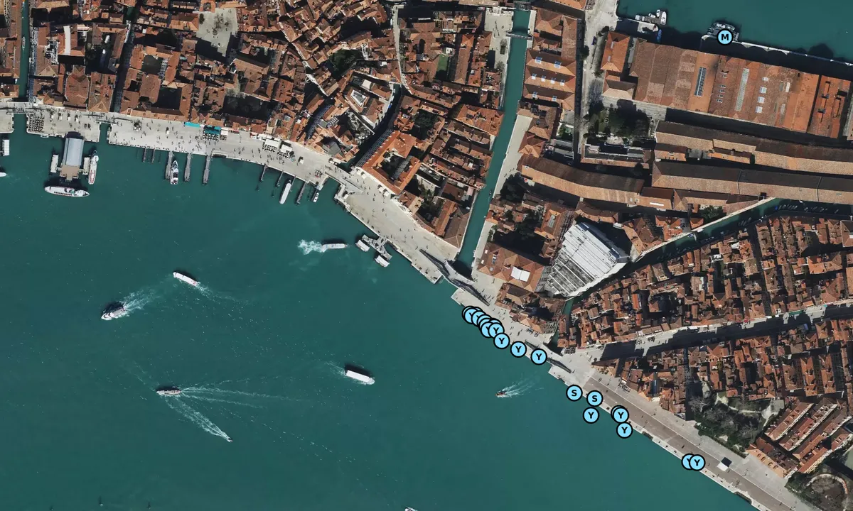 Satelite image of Venice Yacht Pier