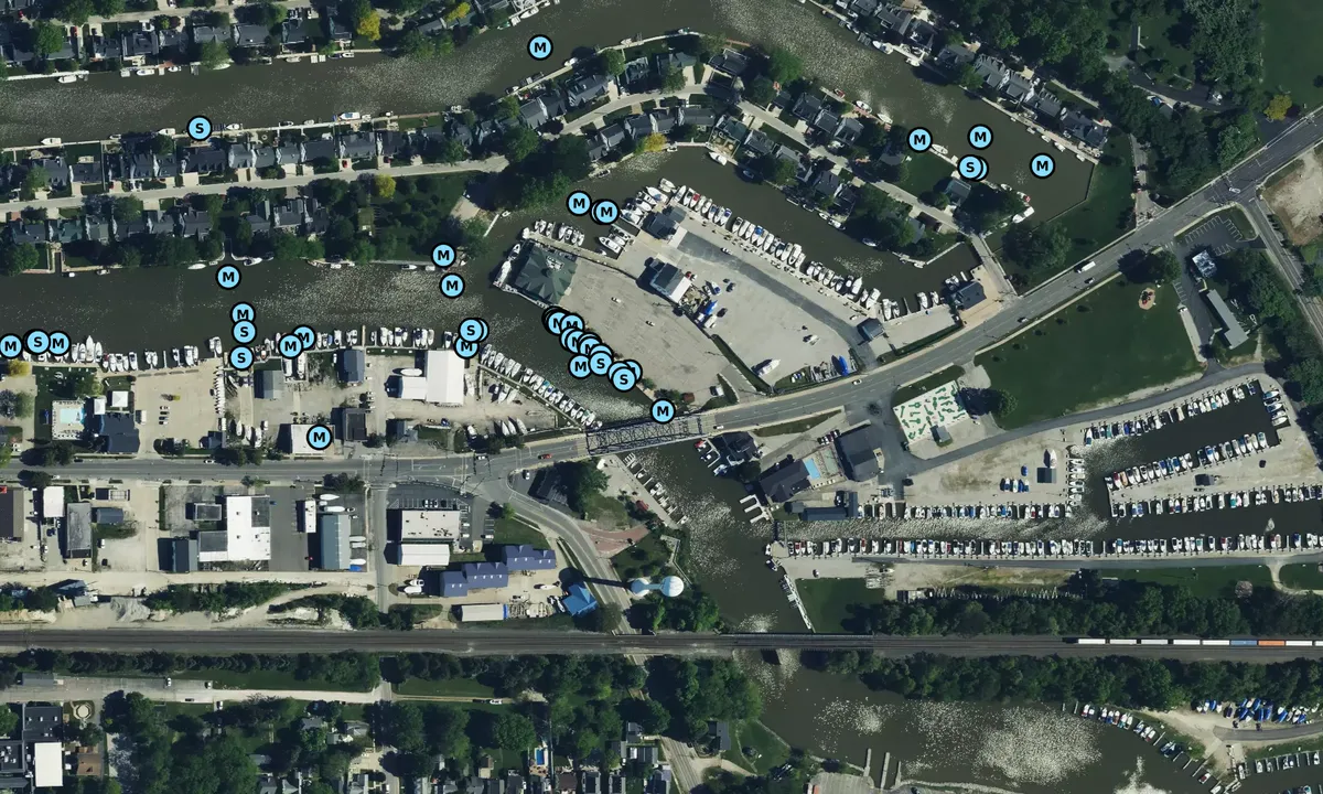 Satelite image of Vermilion City Docks #2