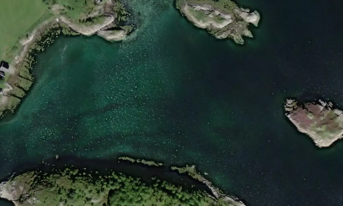 Satelite image of Vernesholmen