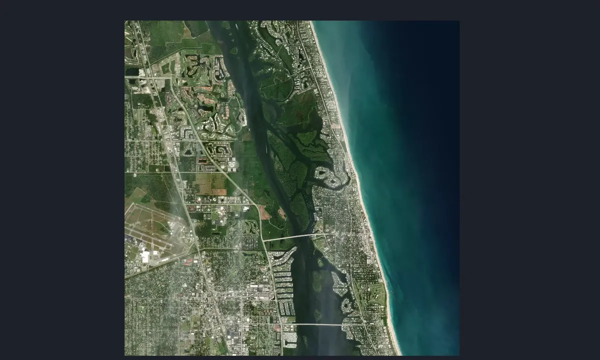 Flyfoto av Vero Beach