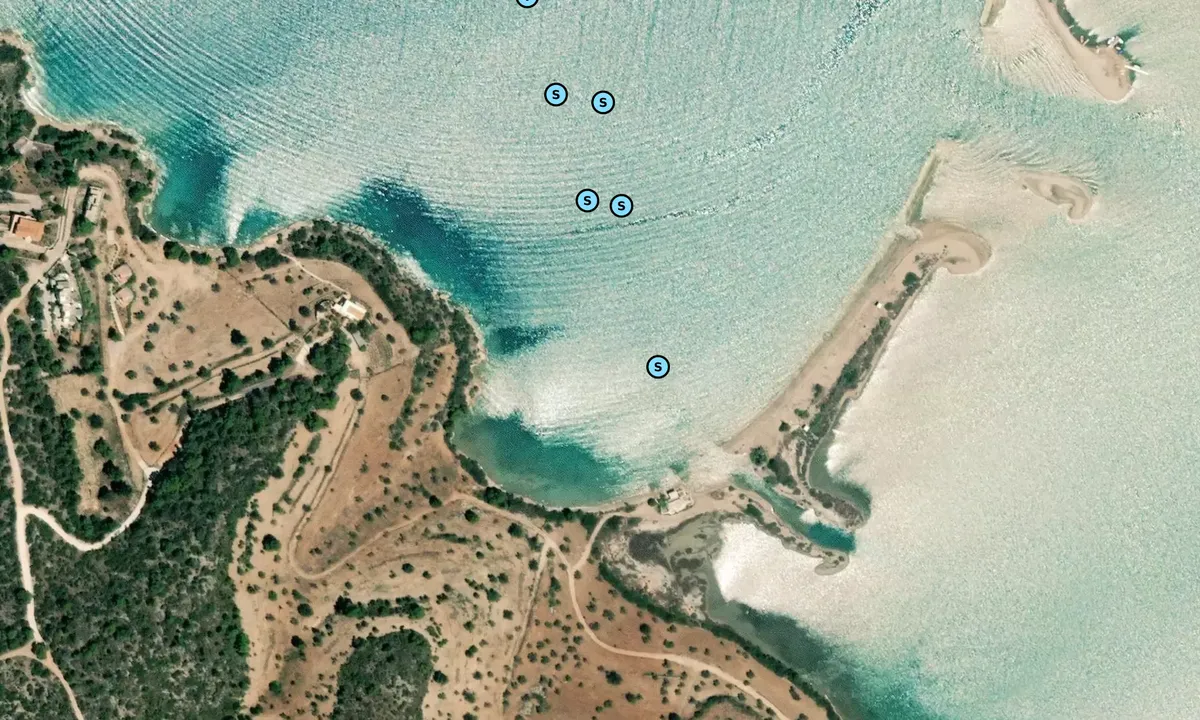 Satelite image of Ververouda Bay 1