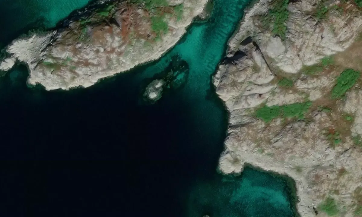 Satelite image of Vestervågen, Bliksvær