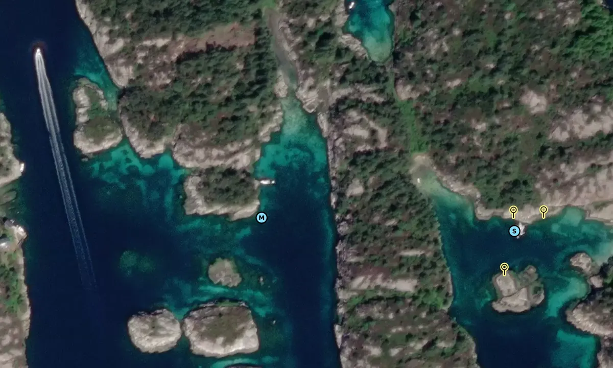 Satelite image of Vestre Kobbavågen