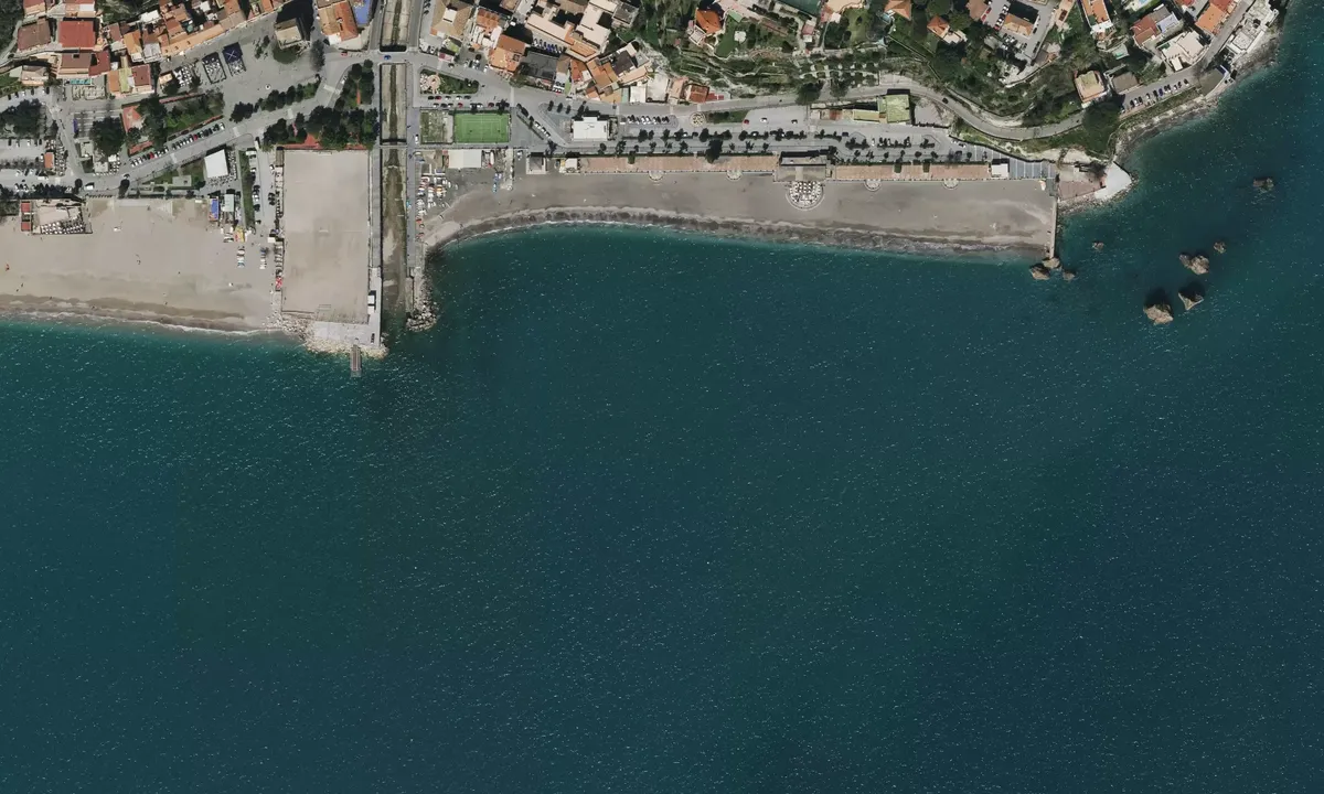 Satelite image of Vietri sul Mare
