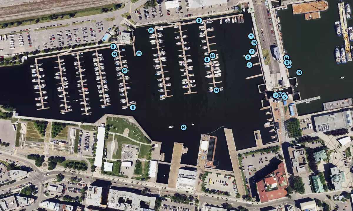 Satelite image of Vieux Port de Quebec