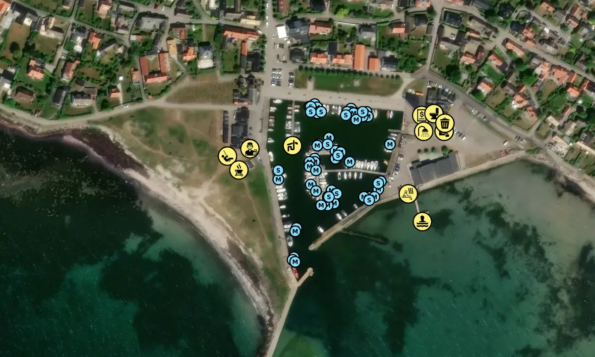 Satelite image of Vikens Hamn