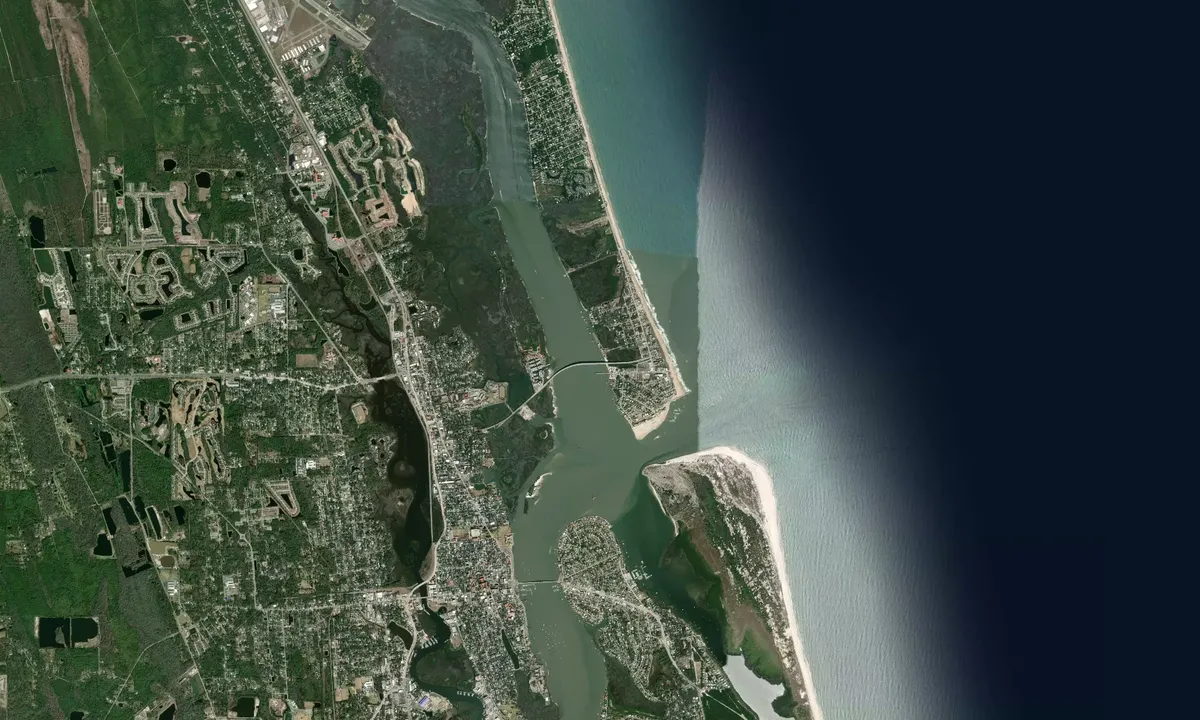 Flyfoto av Vilano Beach Town Dock
