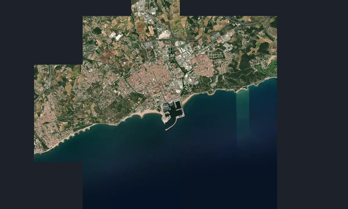 Flyfoto av Vilanova Grand Marina