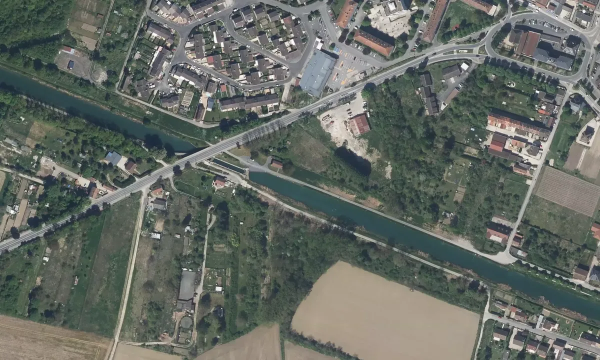 Satelite image of Village of Ay