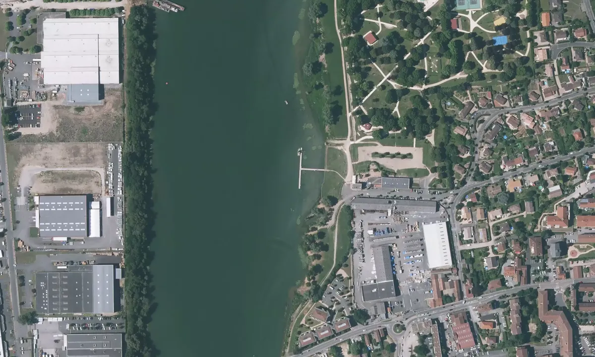 Flyfoto av Villefranche-sur-Saône