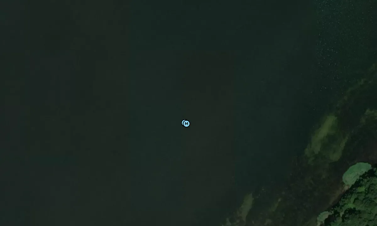 Satelite image of Vilm naturhavn nord-vest