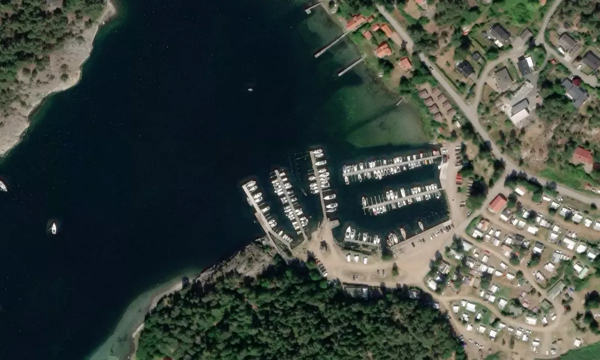 Flyfoto av Vindöns Camping & Marina AB