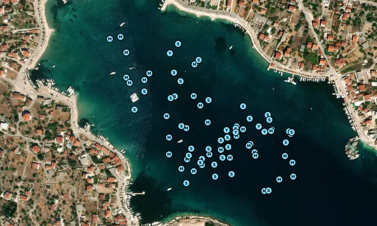 Satelite image of Vinisce Bay