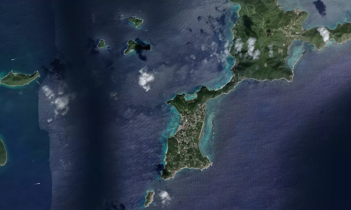 Flyfoto av Virgin Gorda