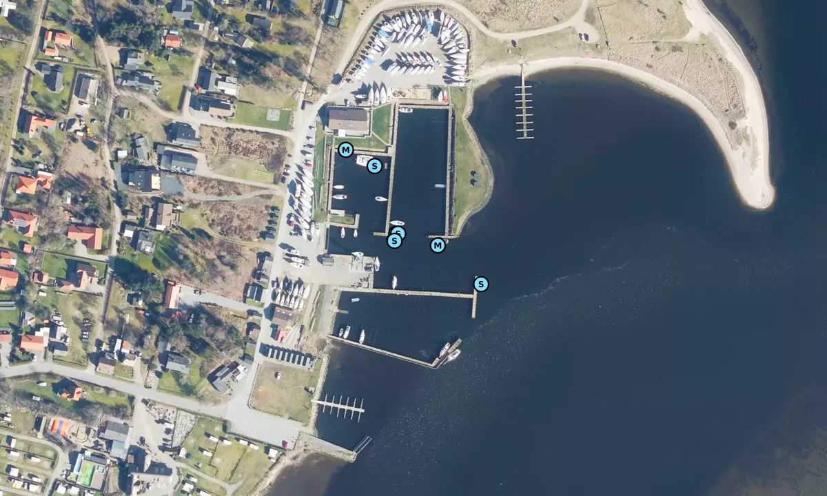 Satelite image of Virksund Lystbådehavn