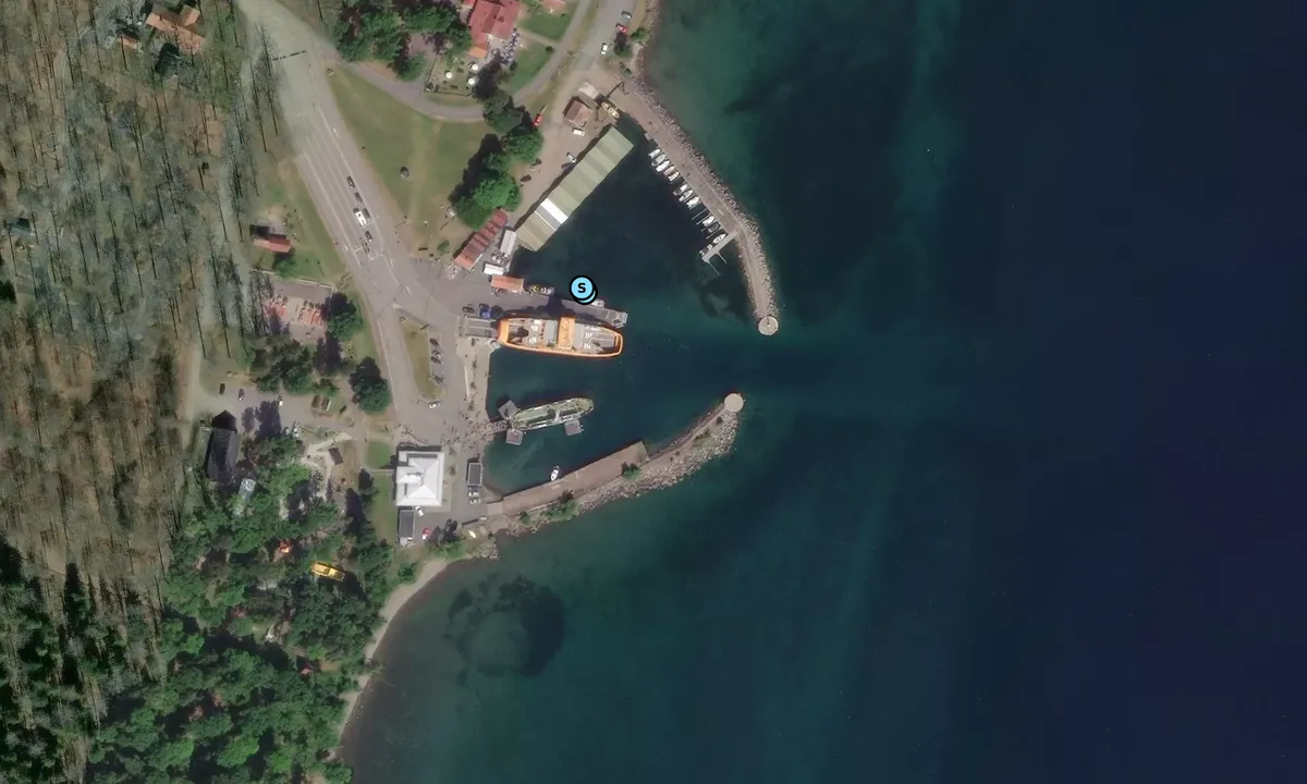 Satelite image of Visingsö