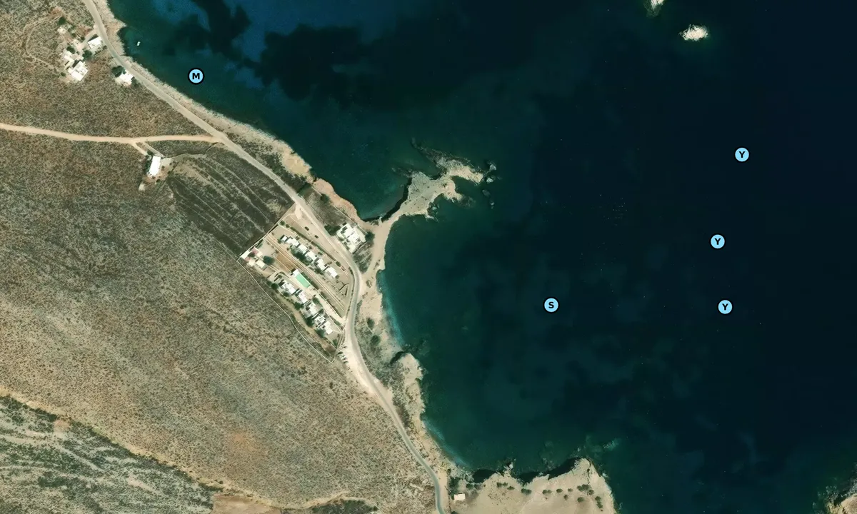 Satelite image of Vitsenzou Beach