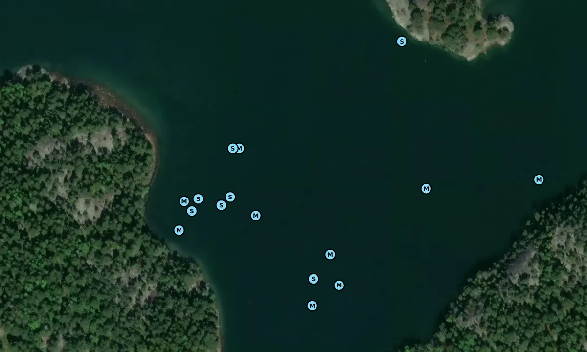 Satelite image of Vitsgarnssund