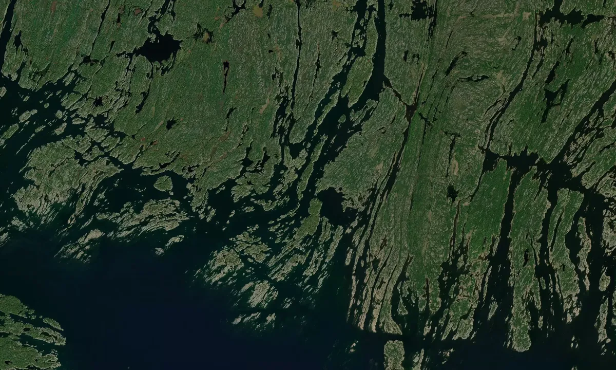 Flyfoto av Vixen Island