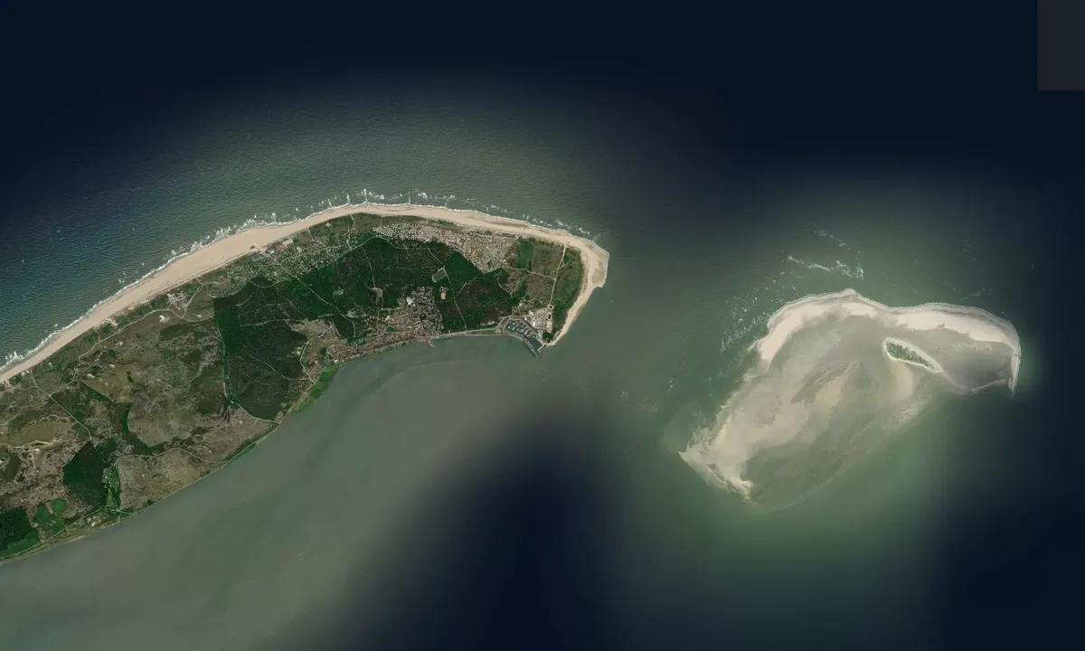 Flyfoto av Vlieland Yachtharbor