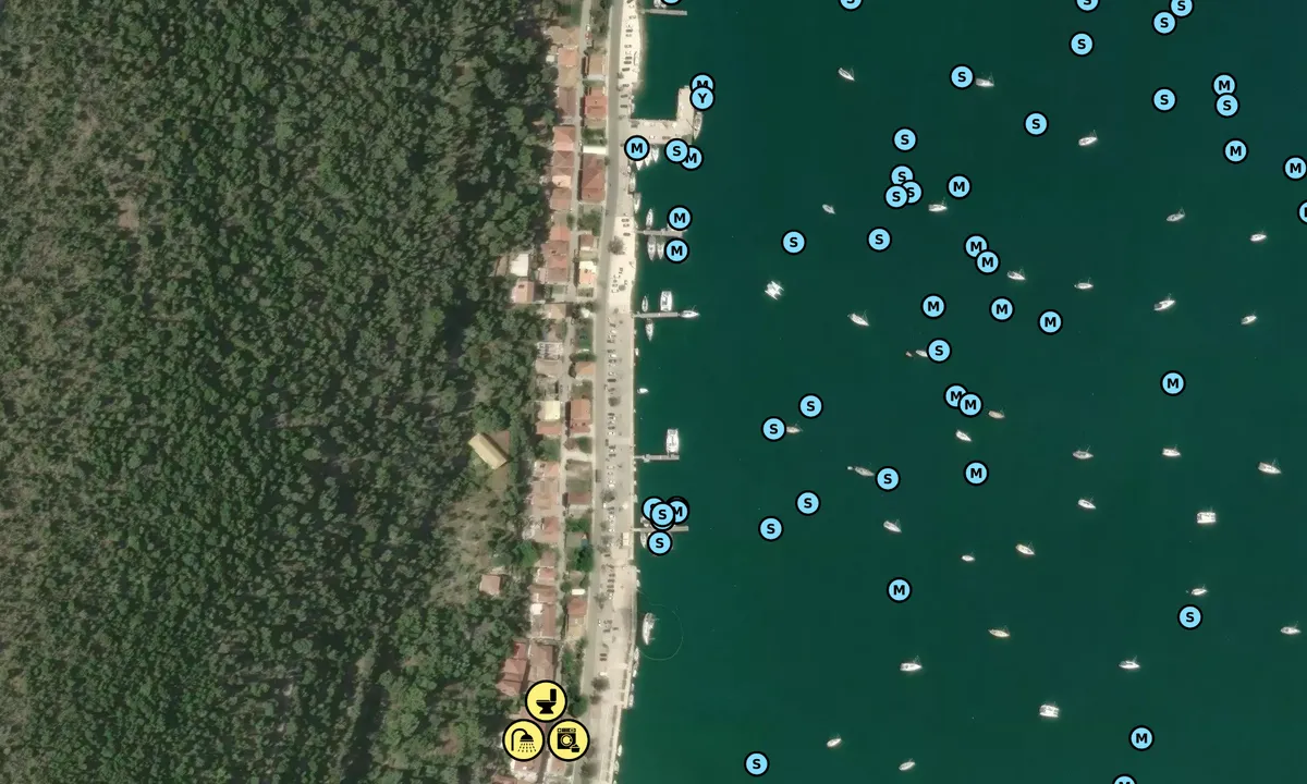 Satelite image of Vliho Yacht Club