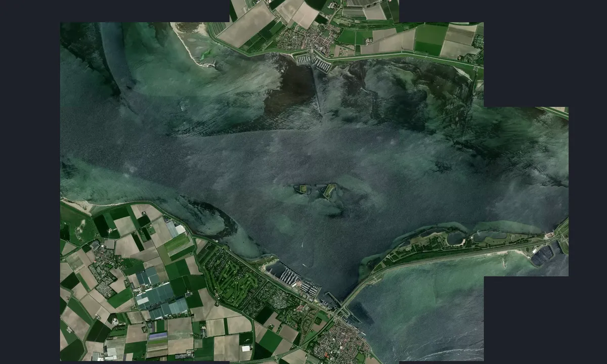Flyfoto av Vlije Van Bruinisse Marina