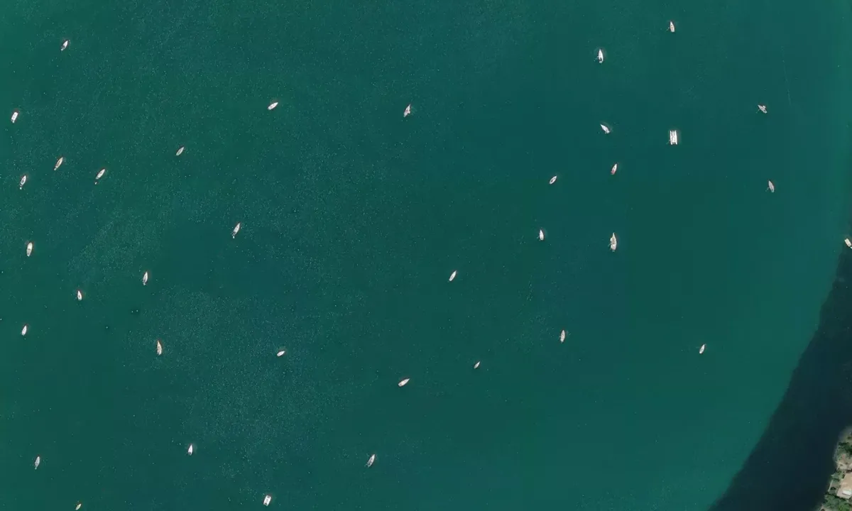 Flyfoto av Vlikho Bay