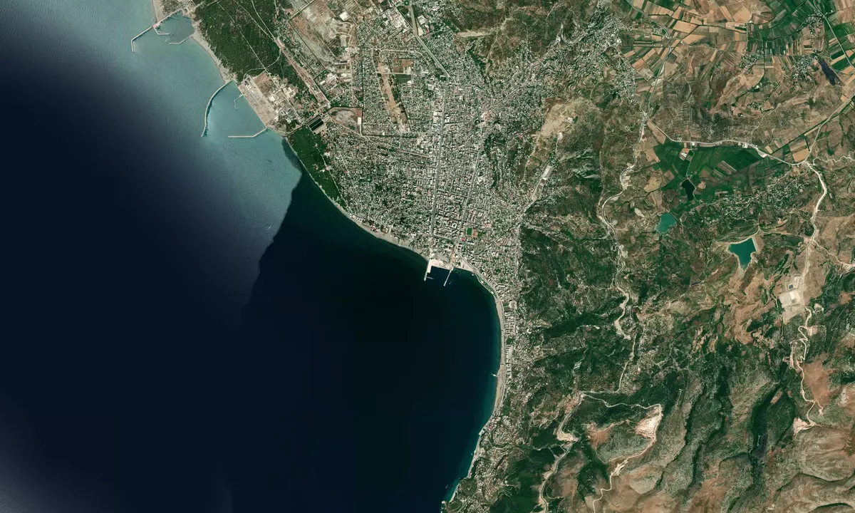 Flyfoto av Vlore (check in)