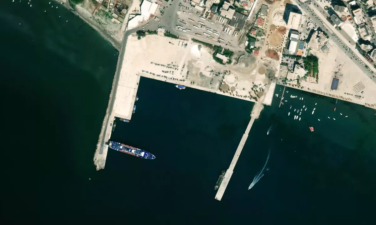 Flyfoto av Vlorë Marina