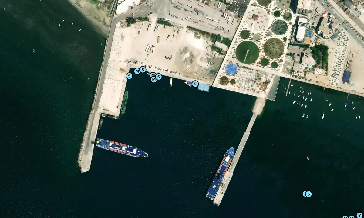 Satelite image of Vlorë Marina