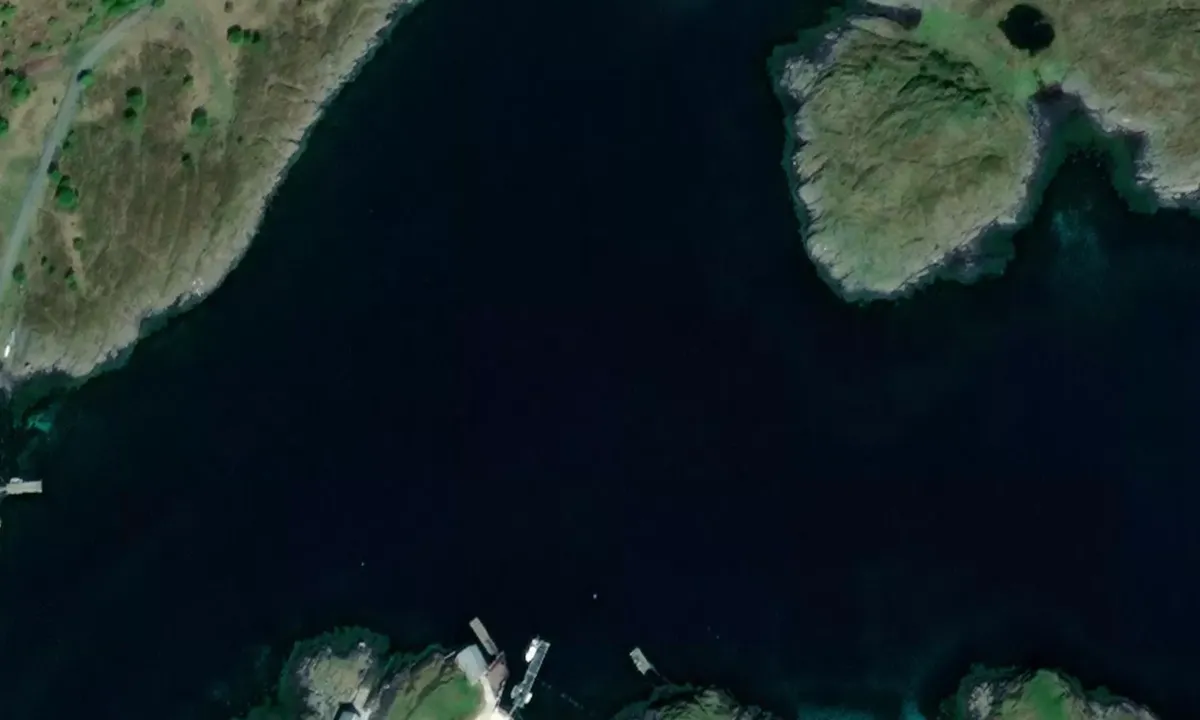 Satelite image of Vokkøya