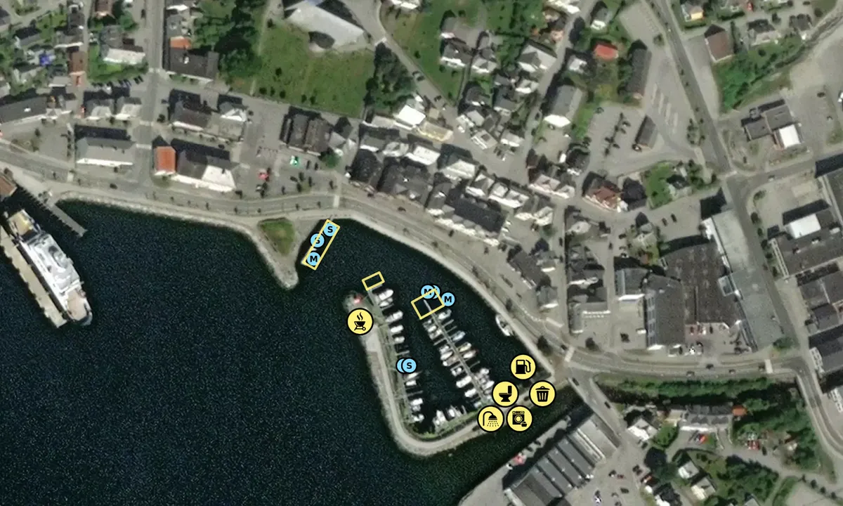 Satelite image of Volda