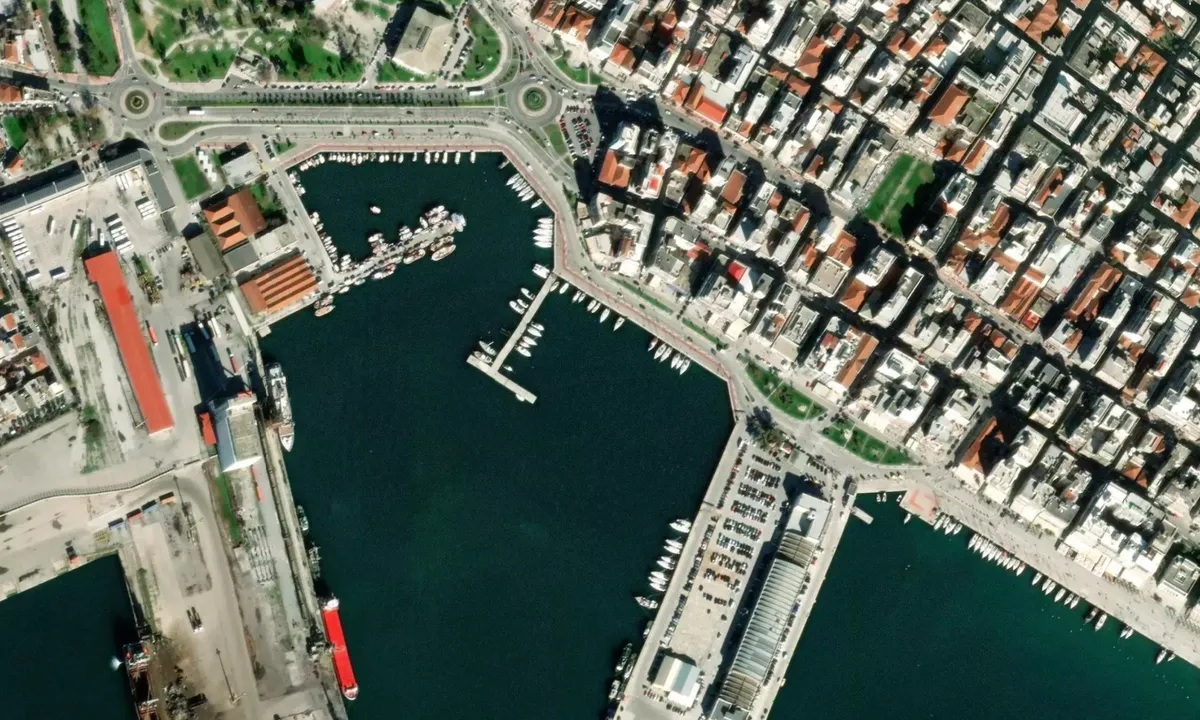 Flyfoto av Volos marina