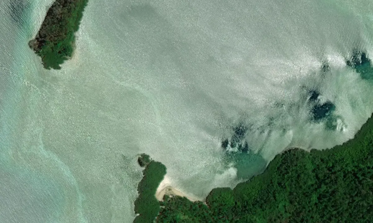 Satelite image of Vonobia Island