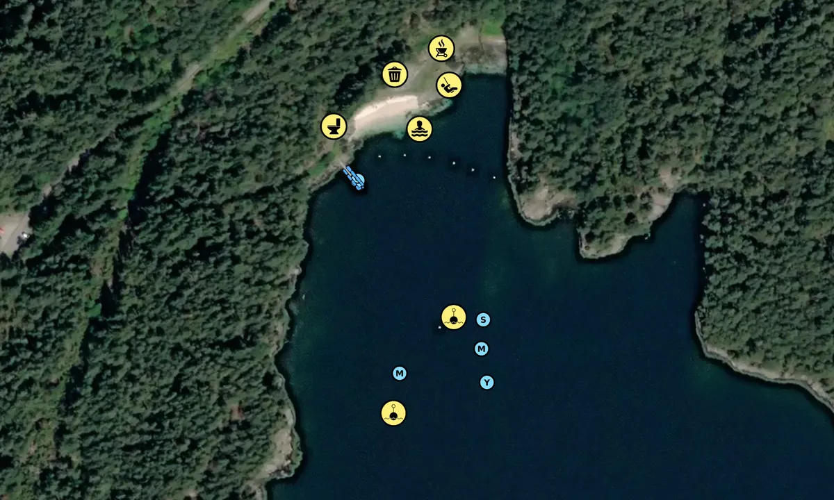 Satelite image of Vorlandsvågen
