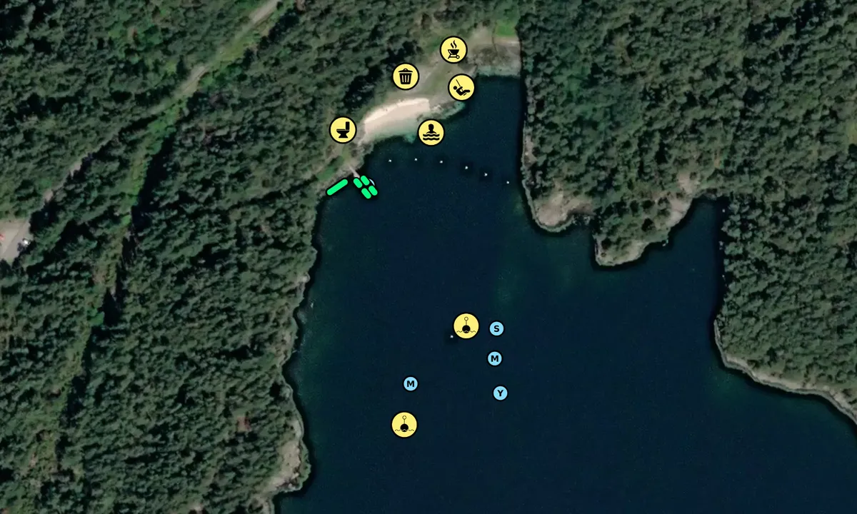 Satelite image of Vorlandsvågen