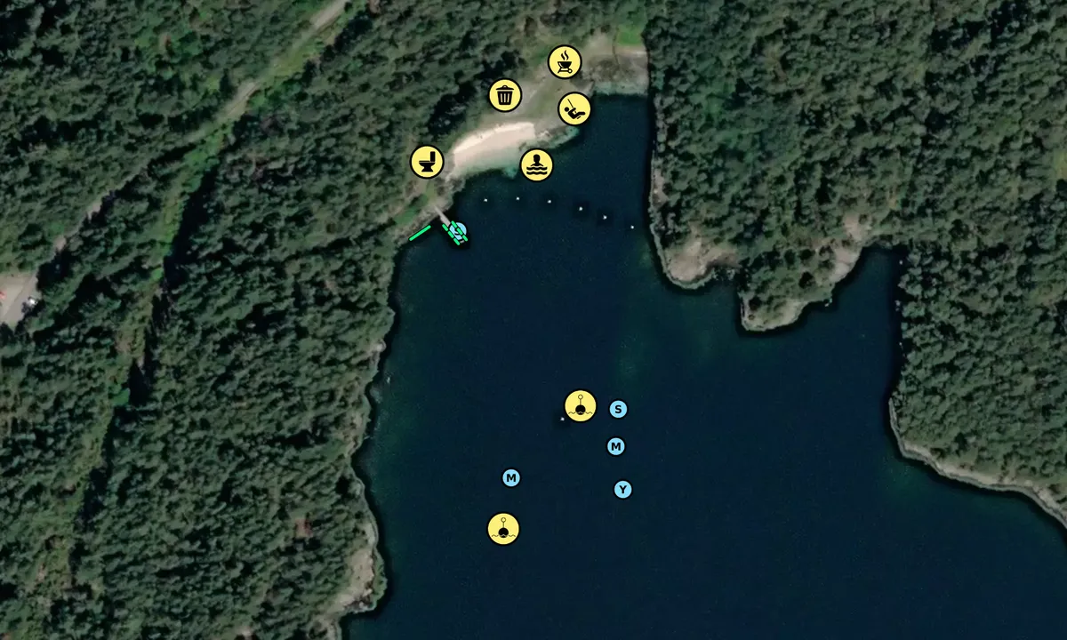 Satelite image of Vorlandsvågen