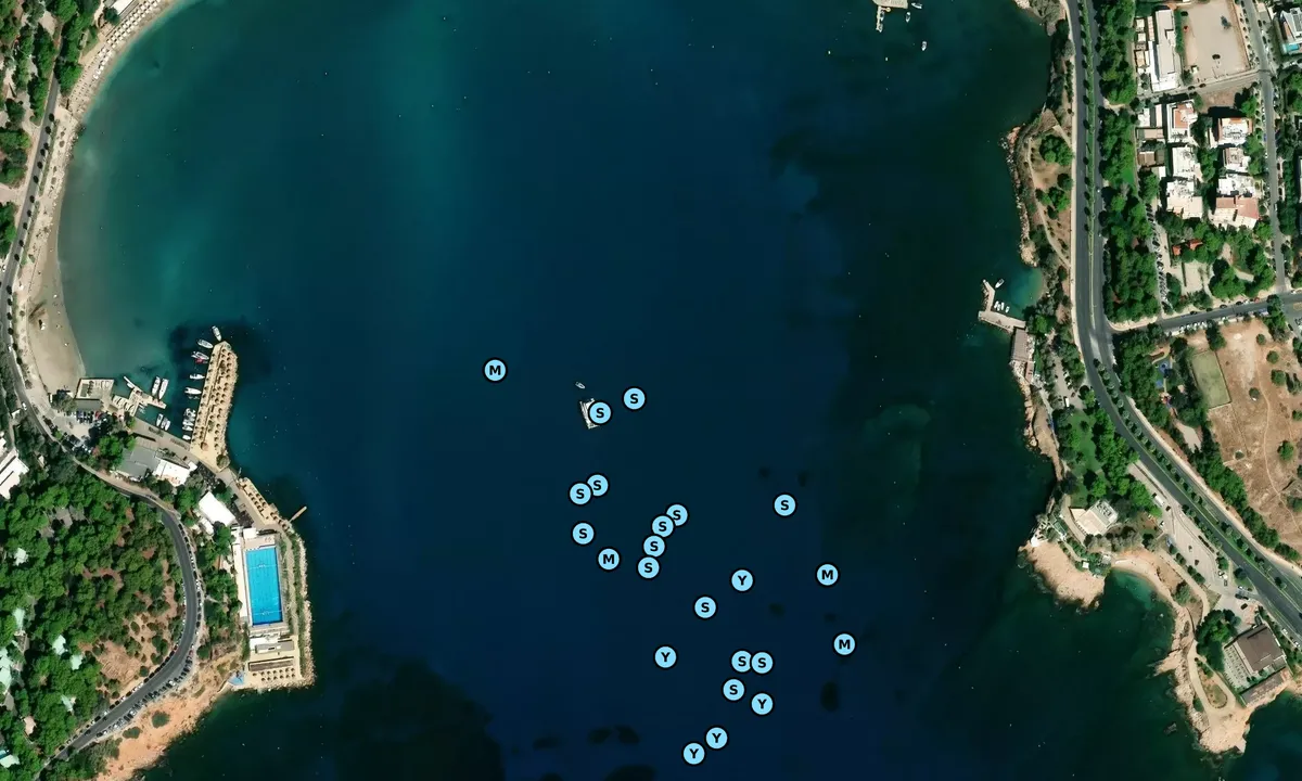 Satelite image of Vouliagmeni 1