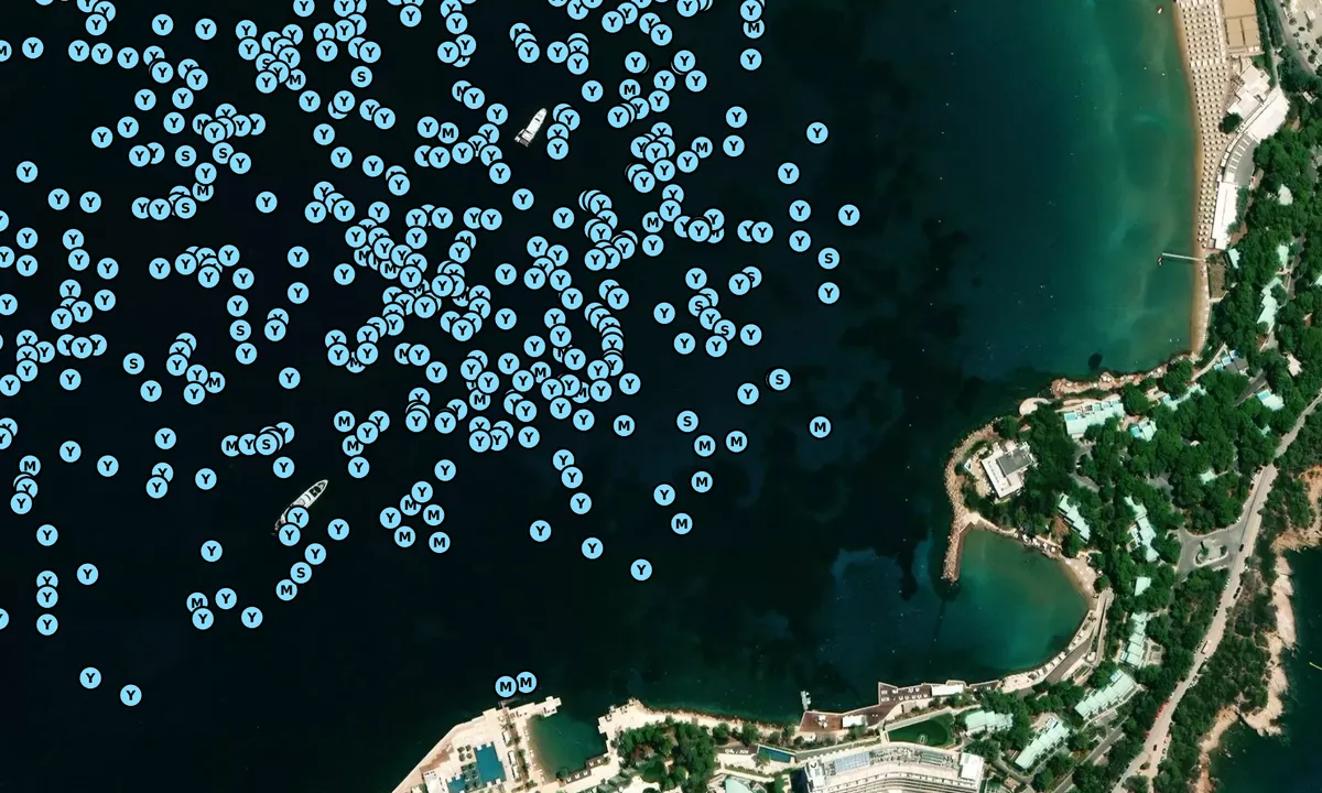 Satelite image of Vouliagmeni